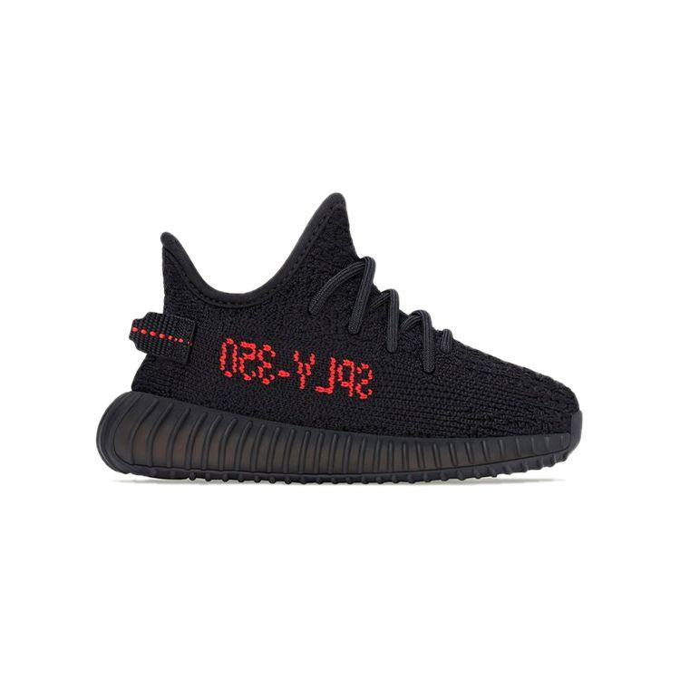 Adidas Оригинальные Yeezy Boost 350 V2 Bred Низкие спортивные повседневные кроссовки для малышей Черные BB6372-2020