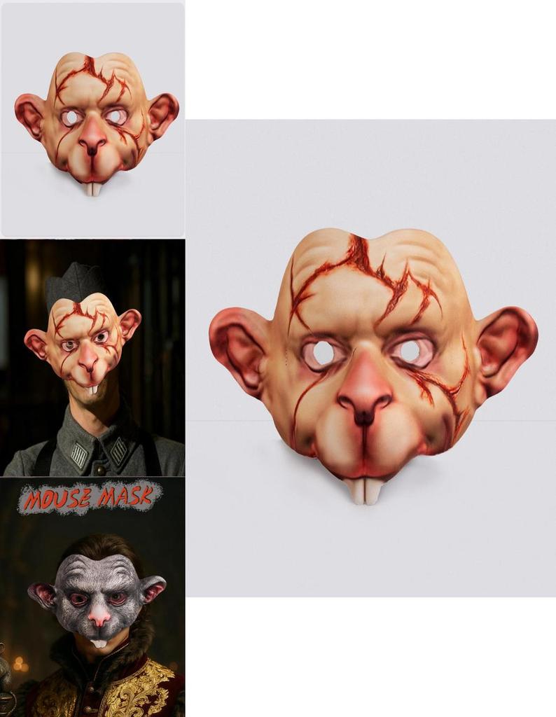 Хэллоуин Маска Мыши Ева Косплей Костюм Реквизит Для Вечеринки И Косплей Мероприятий