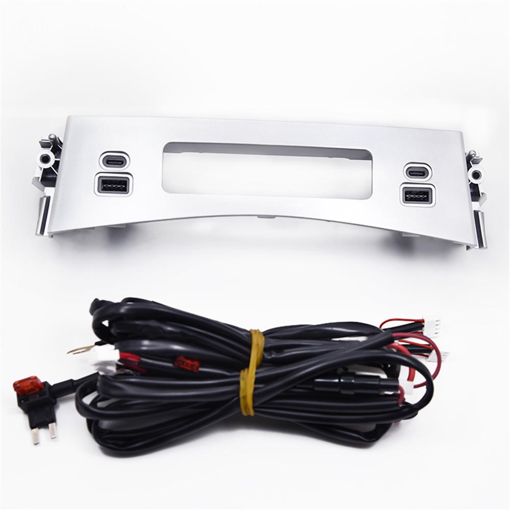 Модифицированная нижняя панель кондиционера с USB-зарядкой для Toyota Corolla 10-13, версия с отверстием