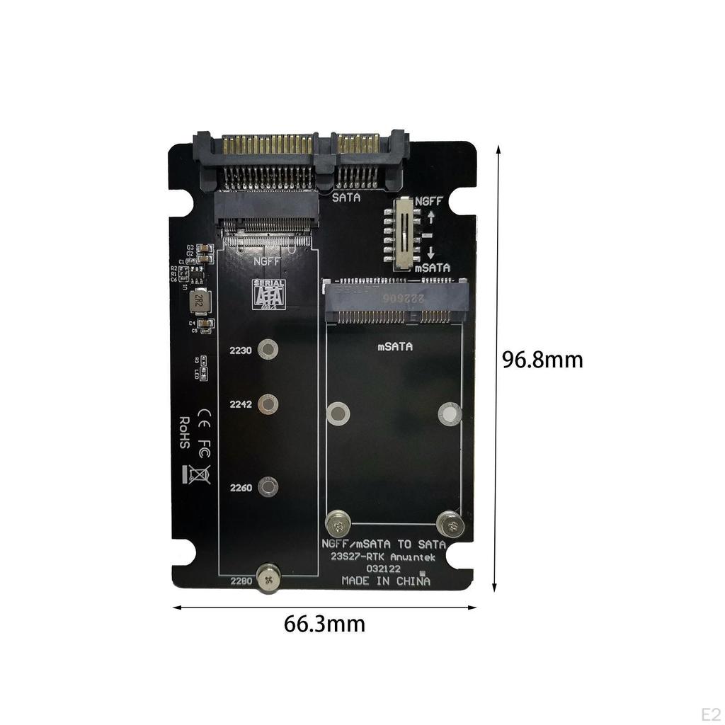 Адаптер жесткого диска, преобразователь SATA/mSATA в SATA 3.0, с отверткой, инструмент для ремонта, преобразователь SSD премиум-класса