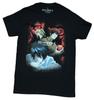 Футболка унисекс Deathnote Man с тройным групповым изображением