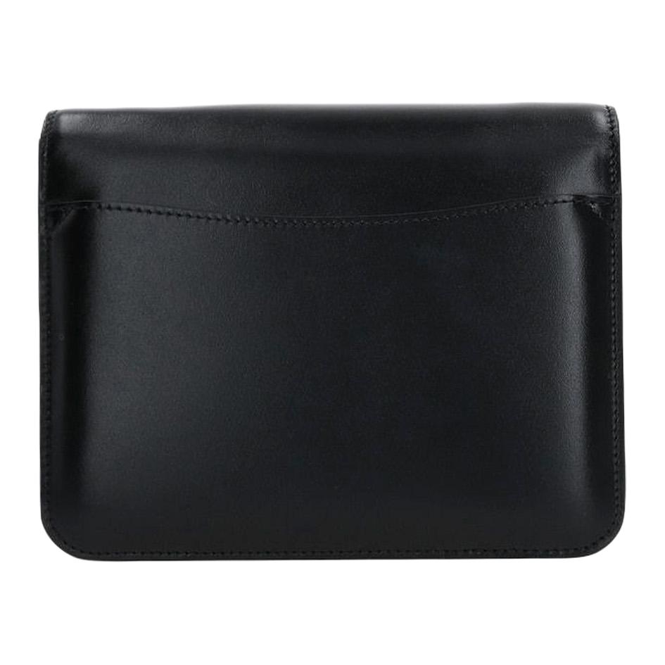 Chloe Letter Embossed Crossbody Leather Shoulder Bag Women Bags Black CHC22-US500H27-001