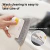 4Pcs 2 In 1 Cleaning Brush Set Detachable Window Track Cleaner with Strong Bristles Stubborn Dirt Remover