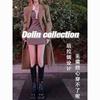 Womens Platform Martin Boots Mid-Calf Knee High Fall Winter Warm Fleece Lined Height-increasingliftWomens Lift