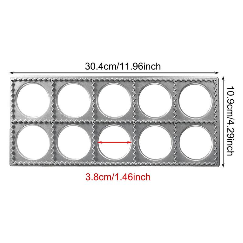 Форма для равиоли, очень большой квадратный лоток для равиоли, пресс с 12 полостями, набор для приготовления пасты для итальянских равиоли, пельменей, вонтонов