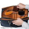 Made In Japan Business Bag Toyooka Sewing Toray Super Strong Nylon Type Wide PC Storage Black [Sanwa Direct] 13.3 200-BAG157BK