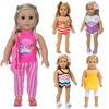 18-дюймовый летний повседневный комбинезон и купальник American Girl - Одежда в японском/корейском стиле