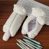 Large Capacity Panda Plush Pen Bag Cute Design Stationery Storage Bag  Stationery