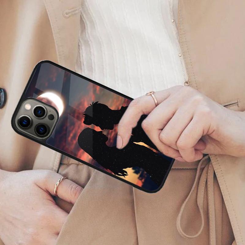 Moon Love Valentine Galaxy Magnetic Phone Case For APPLE iPhone 17 Air 16 14 13 12 Pro Max 15 Plus Charge With MagSafe Cover