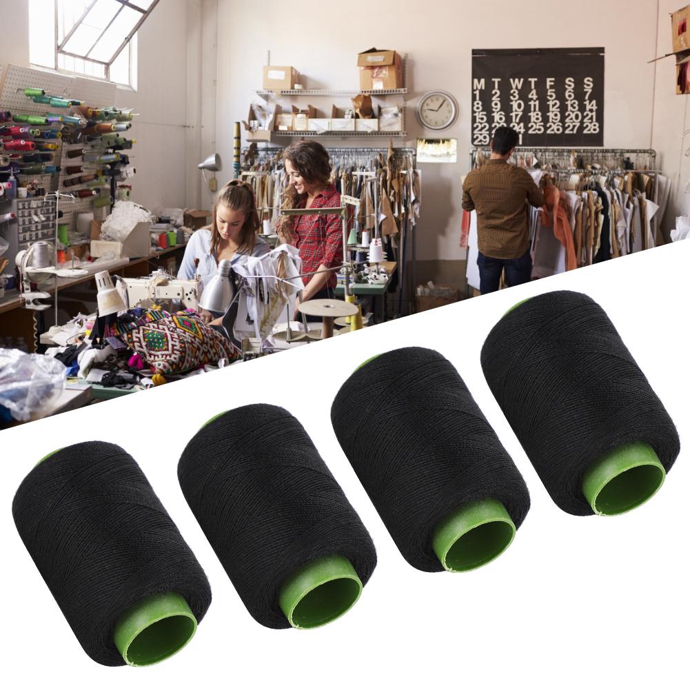 Black Thread Embroidery Polyester Thread Spool for Quilting Stitching Machine Hand Sewing