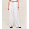 Широкие брюки из вафельной ткани, белые B2c5q Wb57