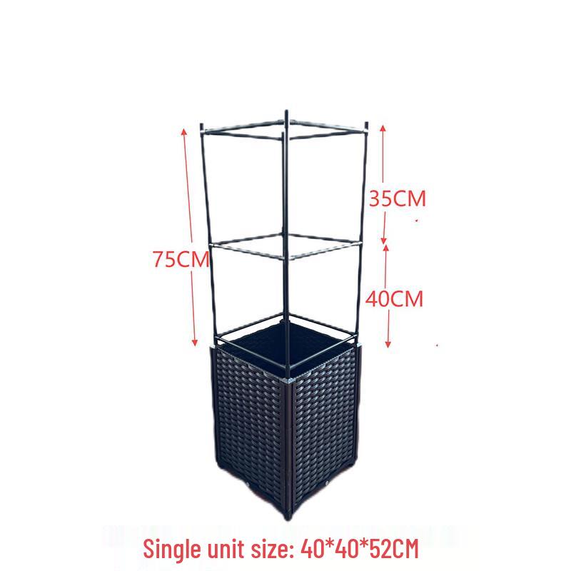 Garden Trellis Planter with Wheels