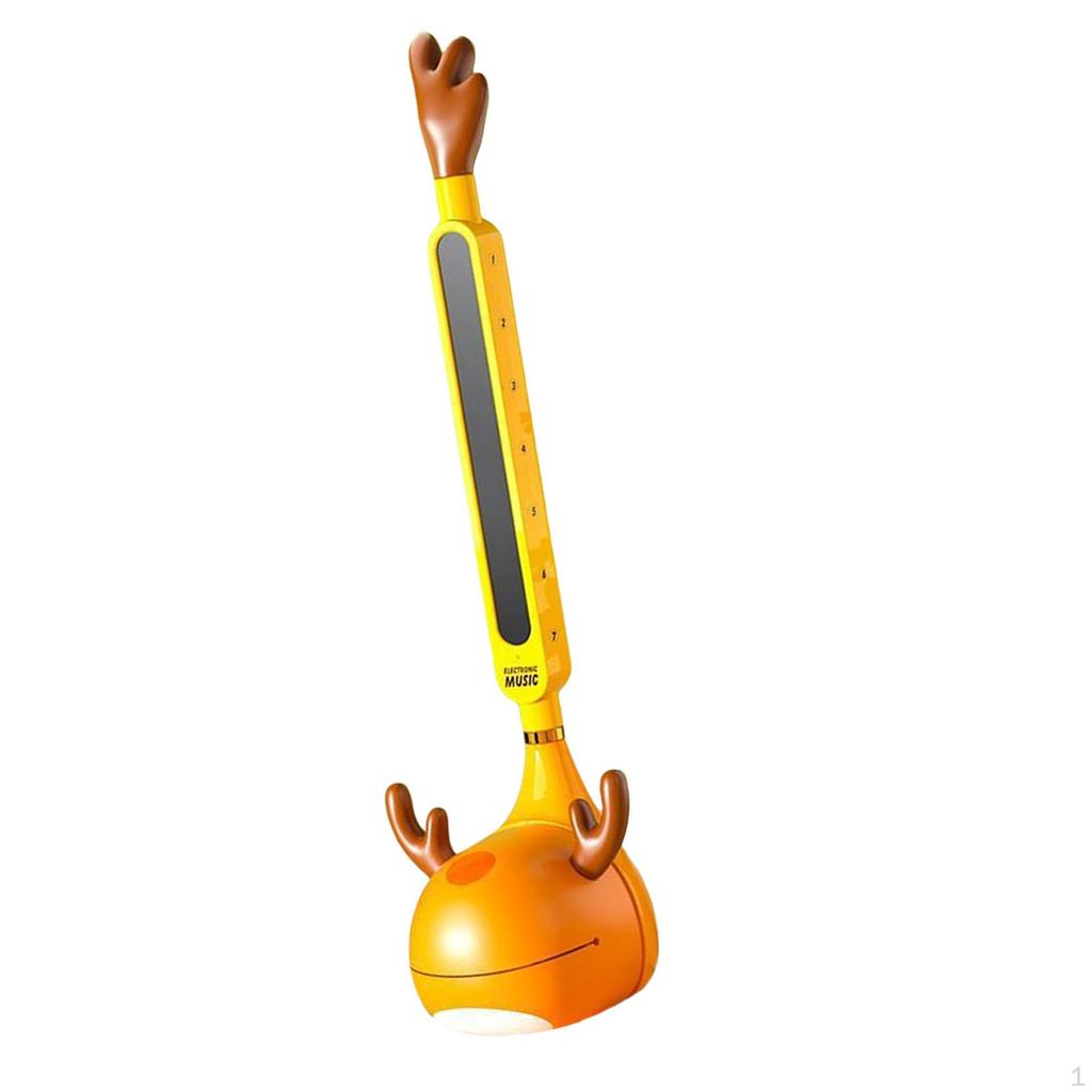 Мультяшная электронная игрушка, развивающая, детская, музыкальная, творческая, гитара с ручным захватом для игры