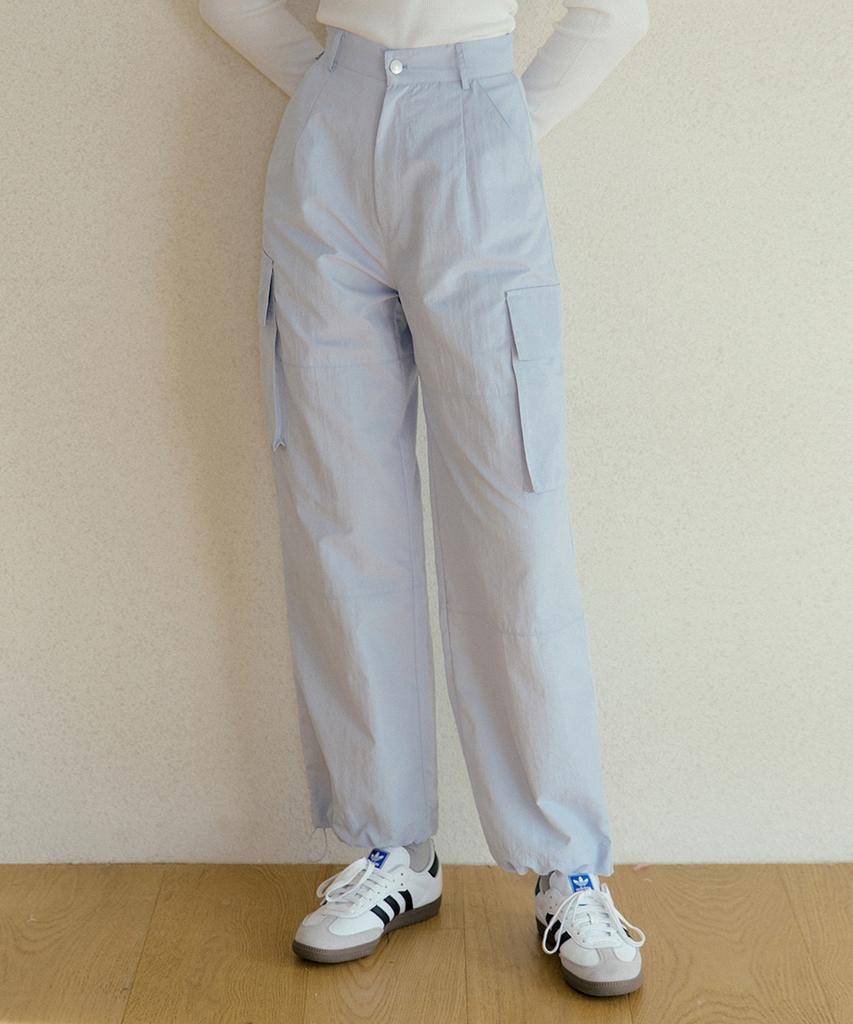 REORG Gena Cargo String Pants Baby Blue