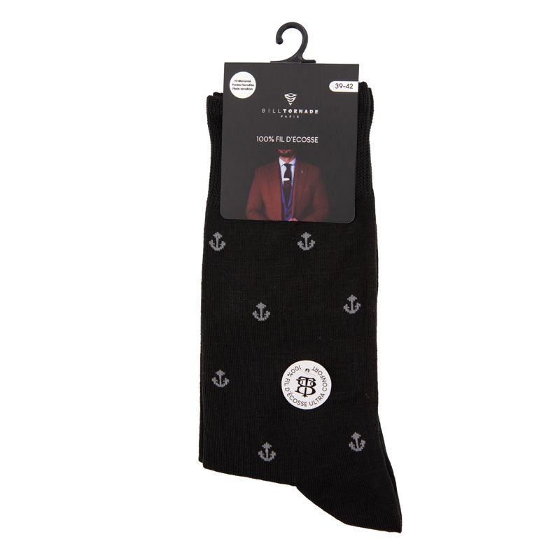Мужские фантазийные носки из шотландского хлопка BILL TORNADE