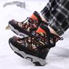 Осенне-зимние унисекс детские зимние кроссовки для мальчиков и девочек зимние ботинки с флисом для активного отдыха нескользящие зимние ботинки для девочек и подростков
