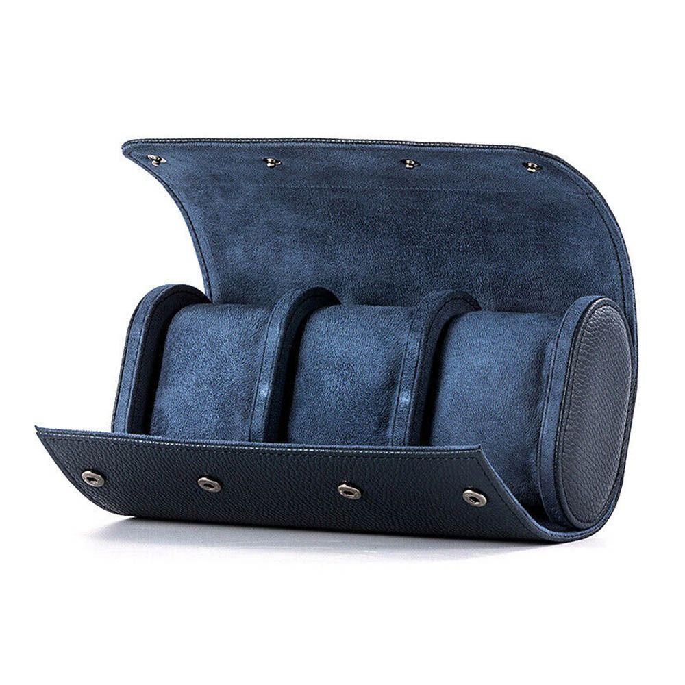 Кожаный Подарочный Пылезащитный Бокс для хранения часов на 1/2/3 слота Ролл для часов Витрина Сумка для часов