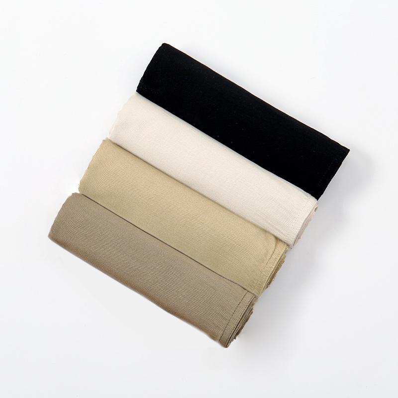 Новые вискозные хлопковые хиджабы Шарф-накидка Женский мусульманский хиджаб Шарф Более широкая повязка на голову Многоцветный модальный платок на голову Большого размера Тюрбан