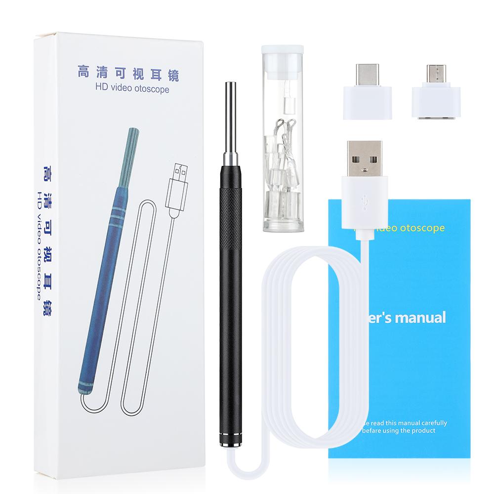 3.5mm Smart Ear Cleaner Endoscope Spoon Visual Ear Stick Camera Ear Picker Cleaning Wifi Mouth Nose Otoscope Earwax Removal Tool