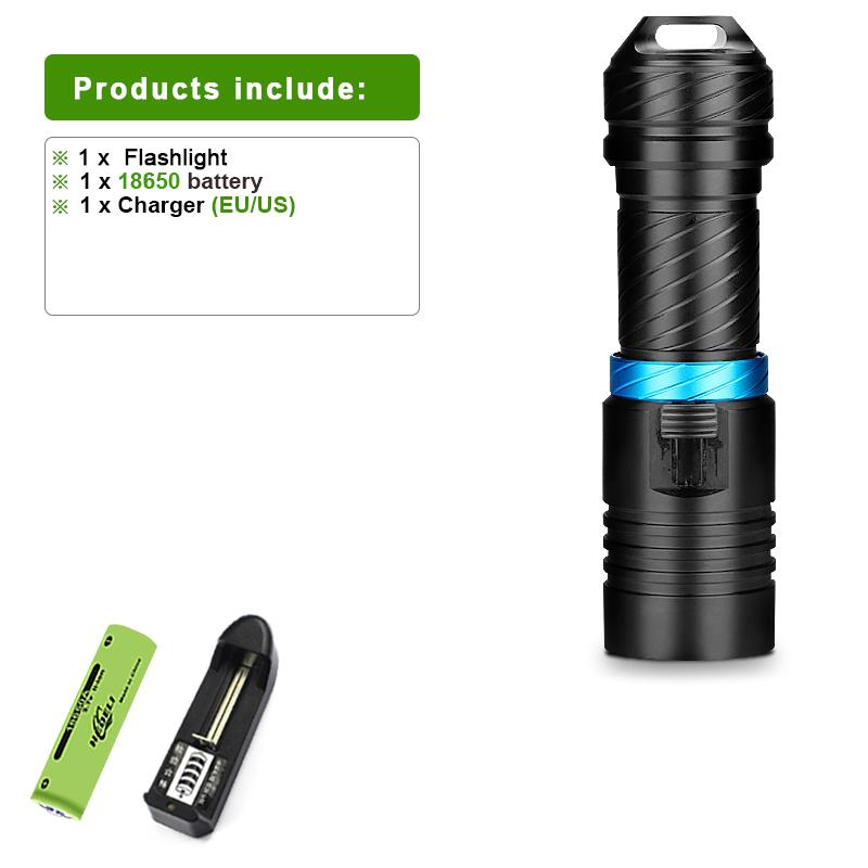 L2 Wick Профессиональный фонарик для дайвинга, фонарик-амфибия, мощный фонарик, водонепроницаемый фонарик, подводный фонарь