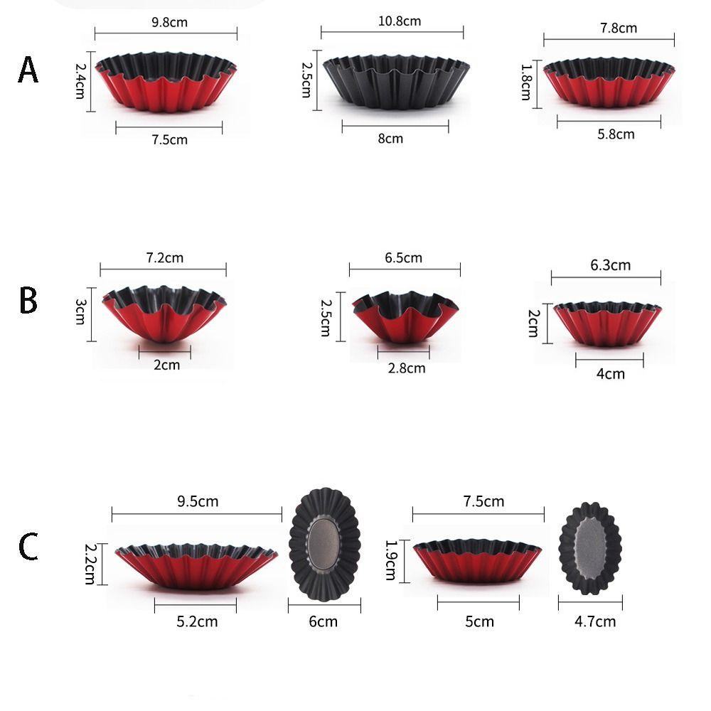 Антипригарные формы для яичных тартов Мини-формы для тарталеток Форма для выпечки Flan Pan Mold Главная