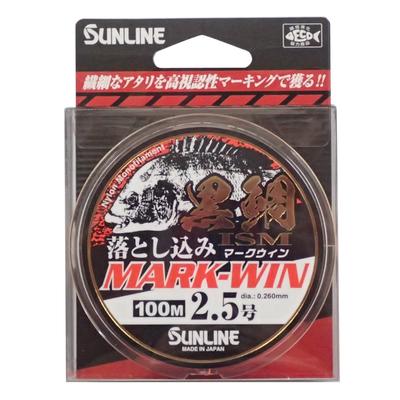 Леска нейлоновая SUNLINE Black Sea Bream Ism Drop Mark Win 100m Белый Черный Excite Оранжевый Mier Зеленый Нет. 2.5 & & &