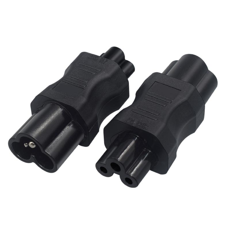 Адаптер питания IEC320 C6 на IEC320 C5, штекер-розетка, разъемы для блока питания компьютера, ноутбука