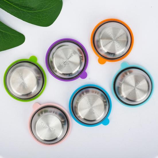 1 комплект, контейнер для соуса с крышкой, хорошая герметичность, нержавеющий, не содержит BPA, миска для макания в горячий горшок, маленькая чашка для соуса, бытовые принадлежности