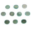 10pcs Rune Stones Crystal Set Eliminate Negativity Engraved Healing Rune Stone Hand Painted