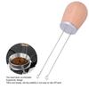 Wooden Handle Needle Coffee Stirrer 304 Stainless Steel Needles Coffee Leveler Tool  For Home