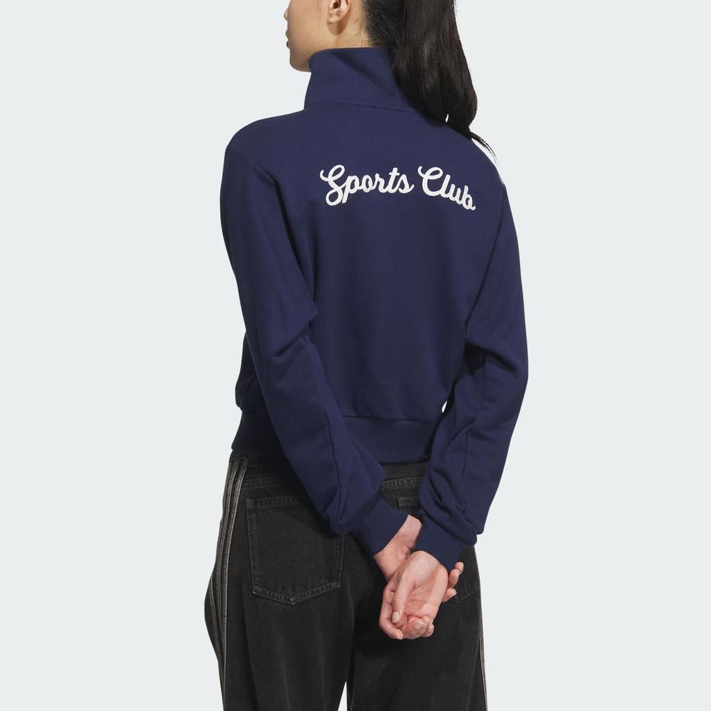 Adidas Originals Retro Sporty Club Sweatshirt Women Sweatshirt Deep-Indigo JM8013