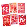 6Pcs Thickened Snake Year Red Envelope Bag Cartooon 2025 Red Pocket  New Year's Eve