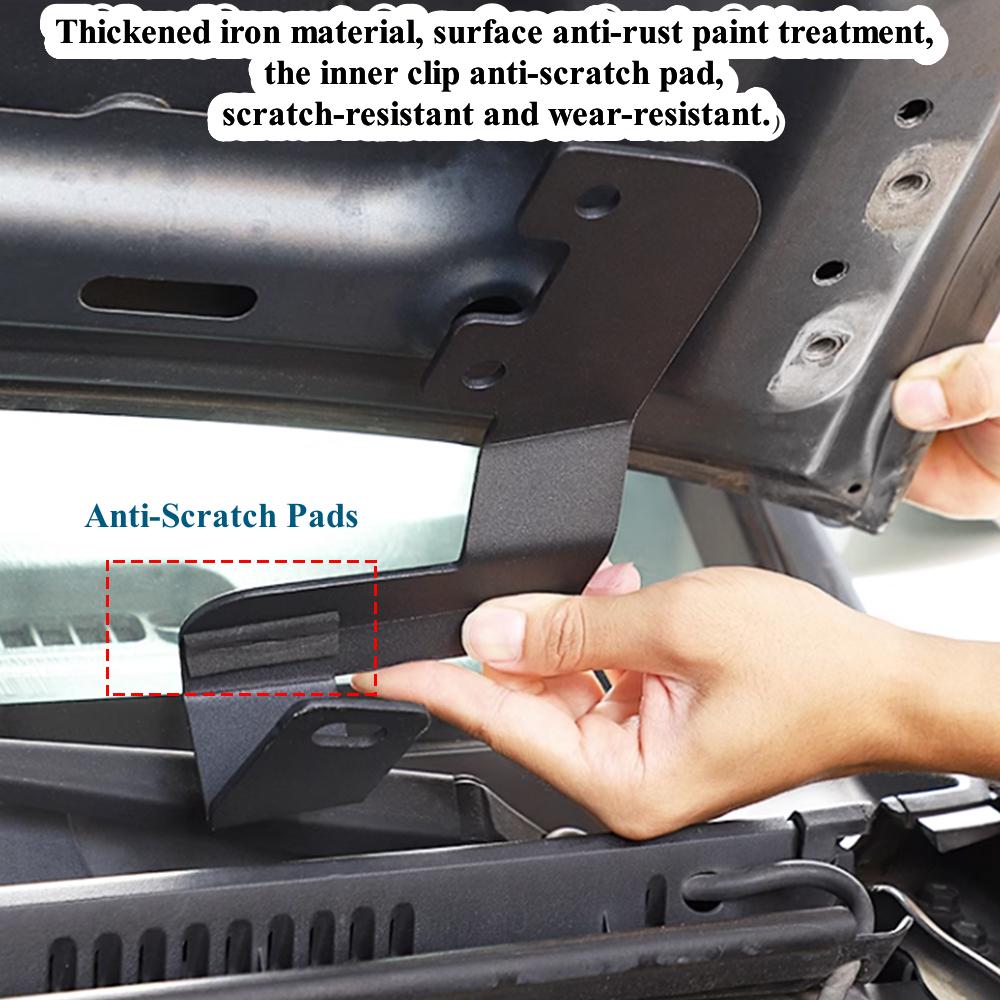 Работа на капоте двигателя автомобиля, монтажный светодиодный светильник, кронштейн для прожектора, подставка, держатель для Suzuki Jimny 2007-2017, экстерьер