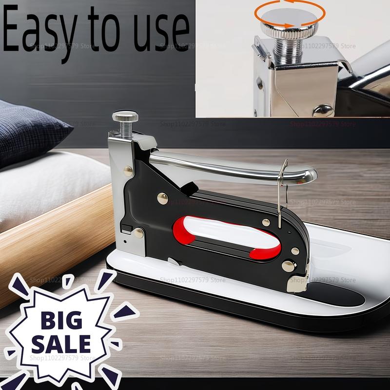 Прочный набор 3-в-1 MultiTool Сверхмощный степлер гвоздезабивной пистолет для обивки, столярных работ, крепежных материалов с 600 скобами для дома, DIY