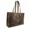 Womens Shoulder Tote Bag Genuine Leather Travel Handbag Large Brown Ladies Purse