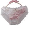 EasyTalk Cute High School Popular Preppy Bowknot Elegant Girly Underwear Panties, Design, Lace, Style, Seamless, Skin-Friendly Panties, Fluffy,