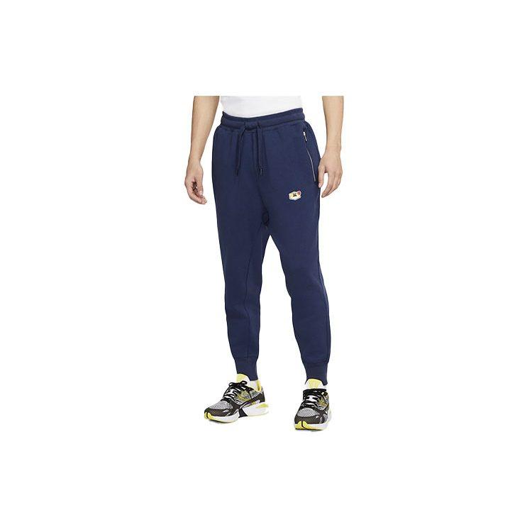 Nike Мужские вязаные спортивные штаны Темно-синие CU4262-410