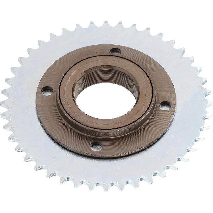 78mm OD 4 Hole Toothless Flywheel T8F 44T 54mm Rear Chain Sprocket Steel Alloy T8F Roller Sprocket Fits for Mini Pocket Gas Scooter ATV