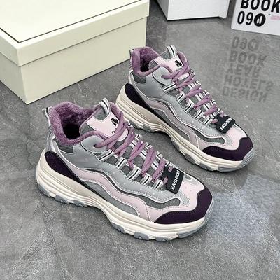 Модные женские зимние ботинки на шнуровке, спортивные, на платформе, черные, на шнурках, кроссовки, женские, противоскользящие, New Rock Y2k