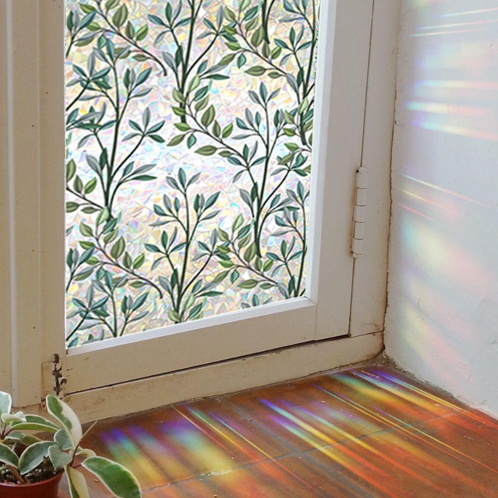 Colorful Window Sticker Cane Vine Glass Sticker INS Style Window Privacy Film Home Decoration