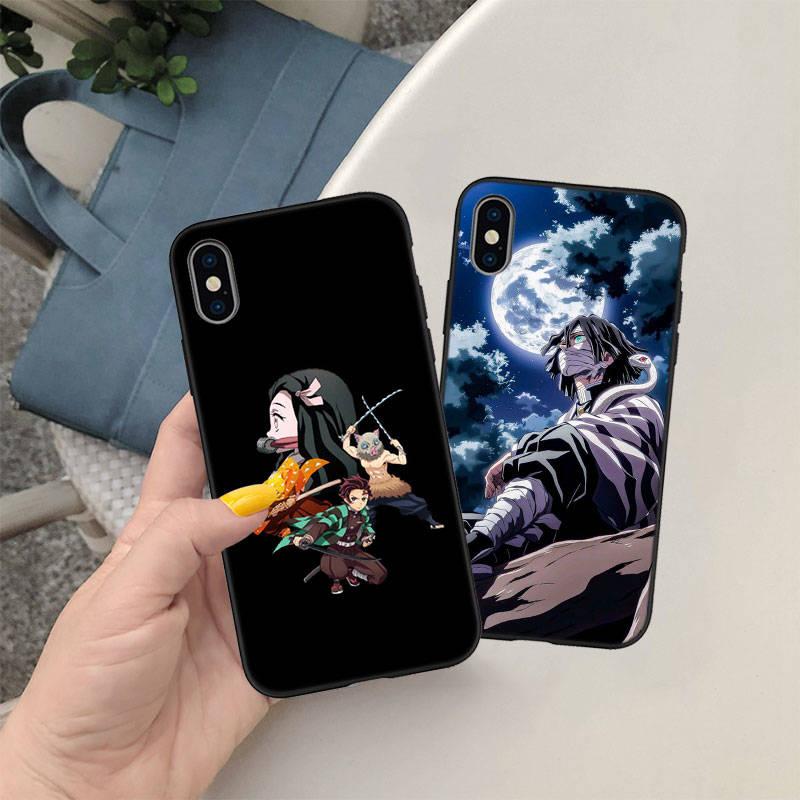 Чехол для телефона ED3 Anime Demon Slayer для Samsung A35 A25 A24 A15 A05S A05 M55 M35 M15 A06 A16 A02 A12 A13 A10 A20 A30 A22 A31 A32 A33 A41 A42 A50