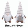Nordic Plush Knitted Christmas Decoration Faceless Doll New Year Forest Elderly Ornaments