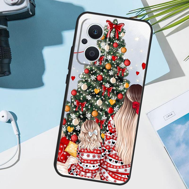 Модная Девушка С Рождеством Чехол Для OPPO Reno 11 Pro 10 12 13 14 14F 13F 12F 11F 7 8 Lite OPPO Find X6 X5 X8 X9 Pro Чехол
