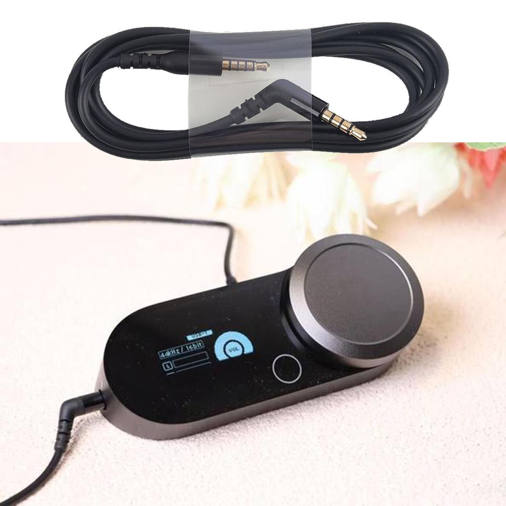 Replacement Audio Cable Cord for SteelSeries Arctis Nova Pro Wireless Gaming Headphones (Audio Cable Black)