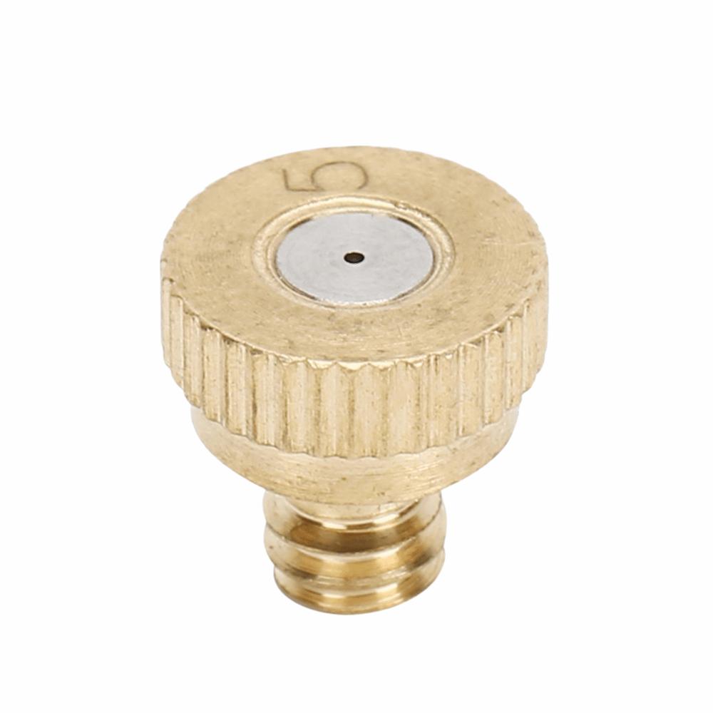 30PCS 10/24 UNC Thread Brass Misting Nozzle Brass Mist Sprayer Nozzle Landscaping Humidification