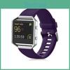 For Fitbit Blaze Silicone Watch Band With Stainless Steel Buckle For Fitness Tracking And Daily Wear