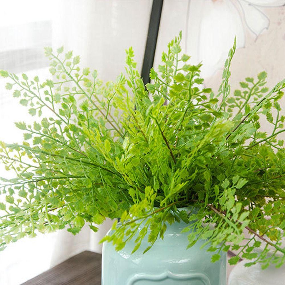 Plastic Artificial Maidenhair Fern Plants Real Touch Fake Plant Home Garden Decor