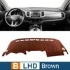 Car Dashboard Cover For Kia Sportage 3 R 2011 2012 2013 2014 2015 trument Desk Sun Shade Mat Dash Non-slip Pad Accessories