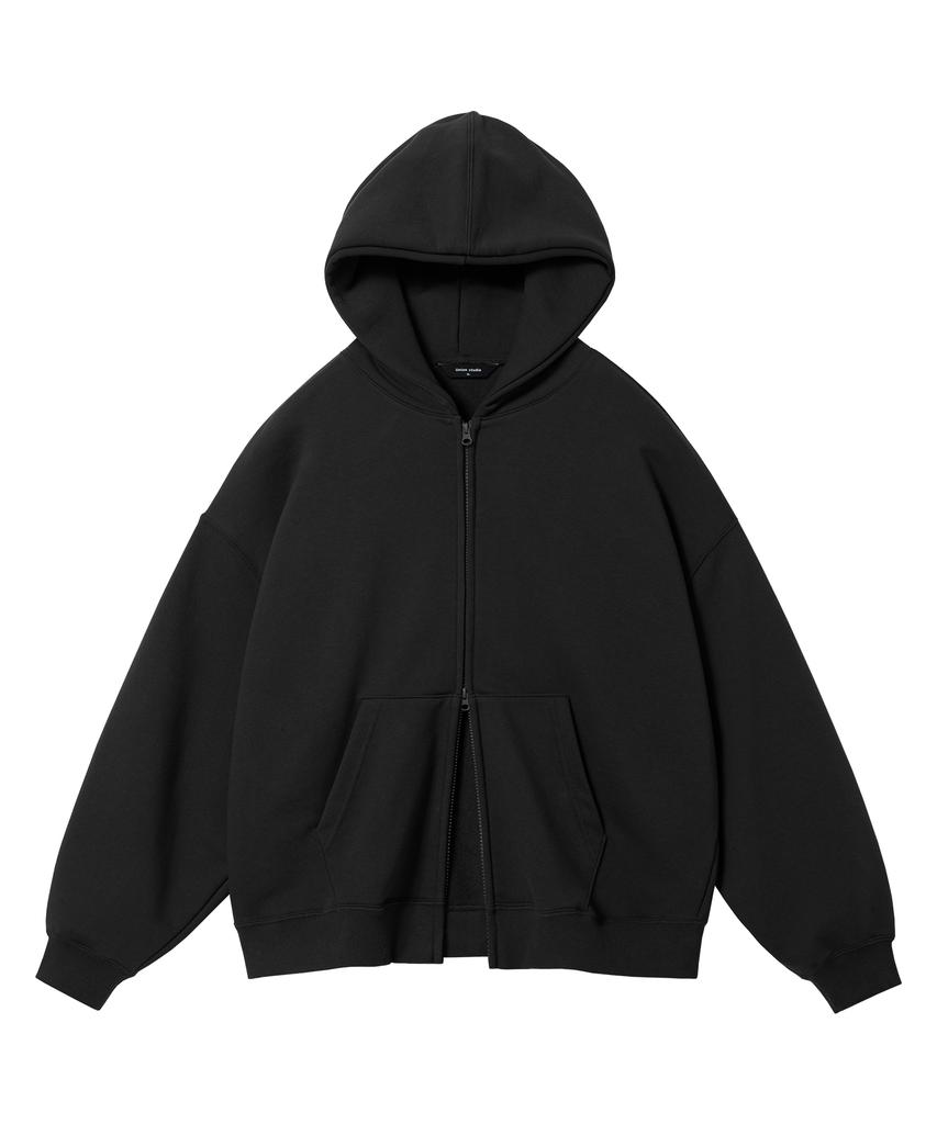 Худи на молнии Unionstudio Oversized с двусторонней разрезанной линией ( 3 цвета )