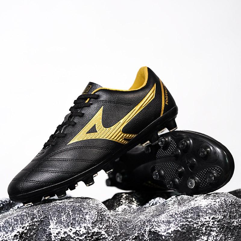 Mens Youth Soccer Cleats Turf Grass Field Training Match Low-Cut Breathable Mesh Football Shoes